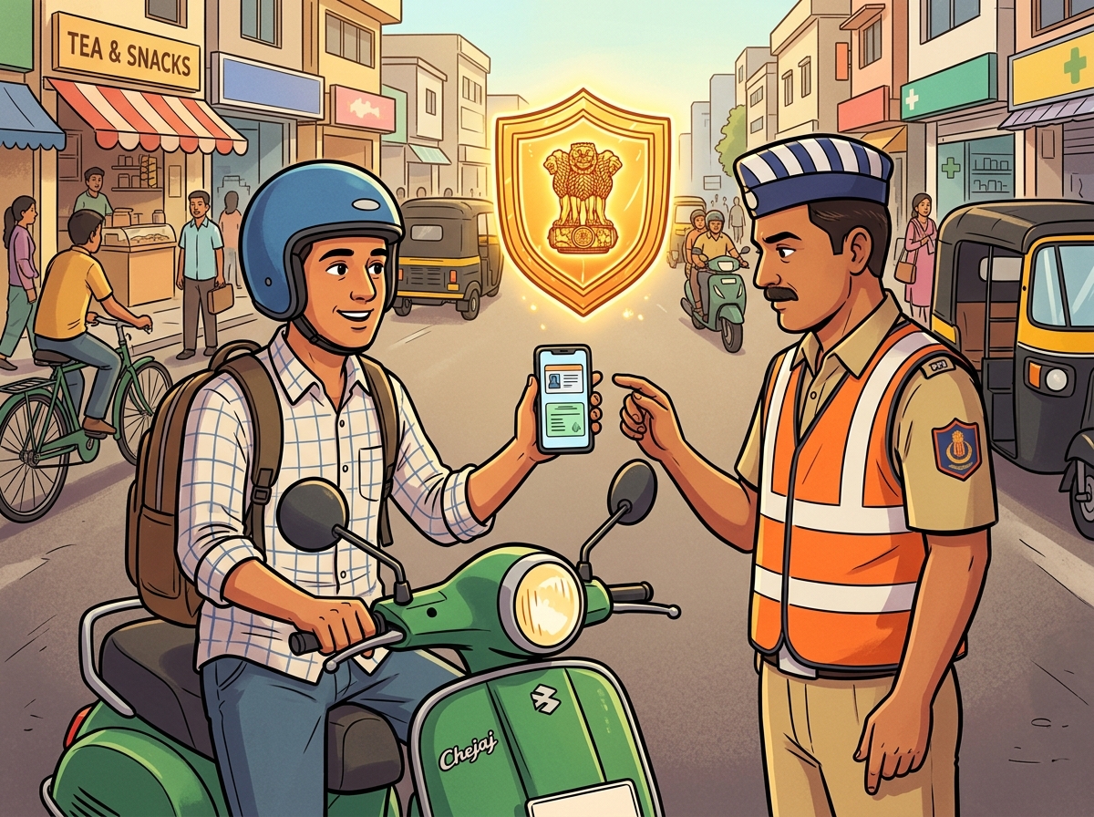 09:30 AM Traffic Stop Cartoon