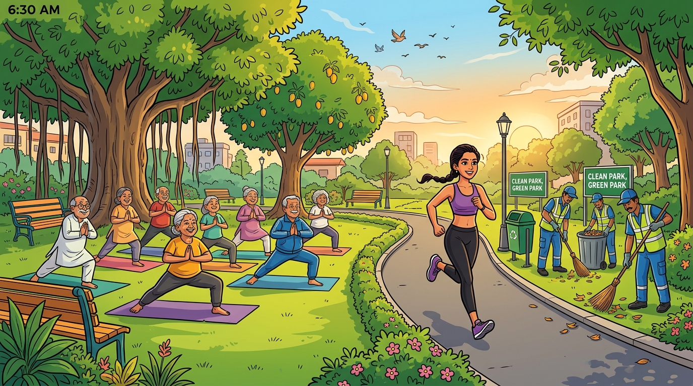 Morning Walk & Clean Air